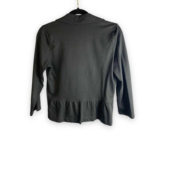 Loft Double Breasted Ruffle Back Blazer - Picture 3 of 3